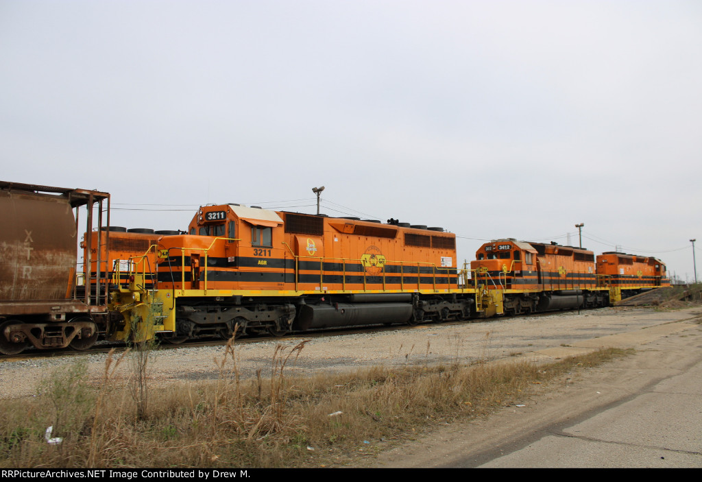 AGR locos at AGR yard 